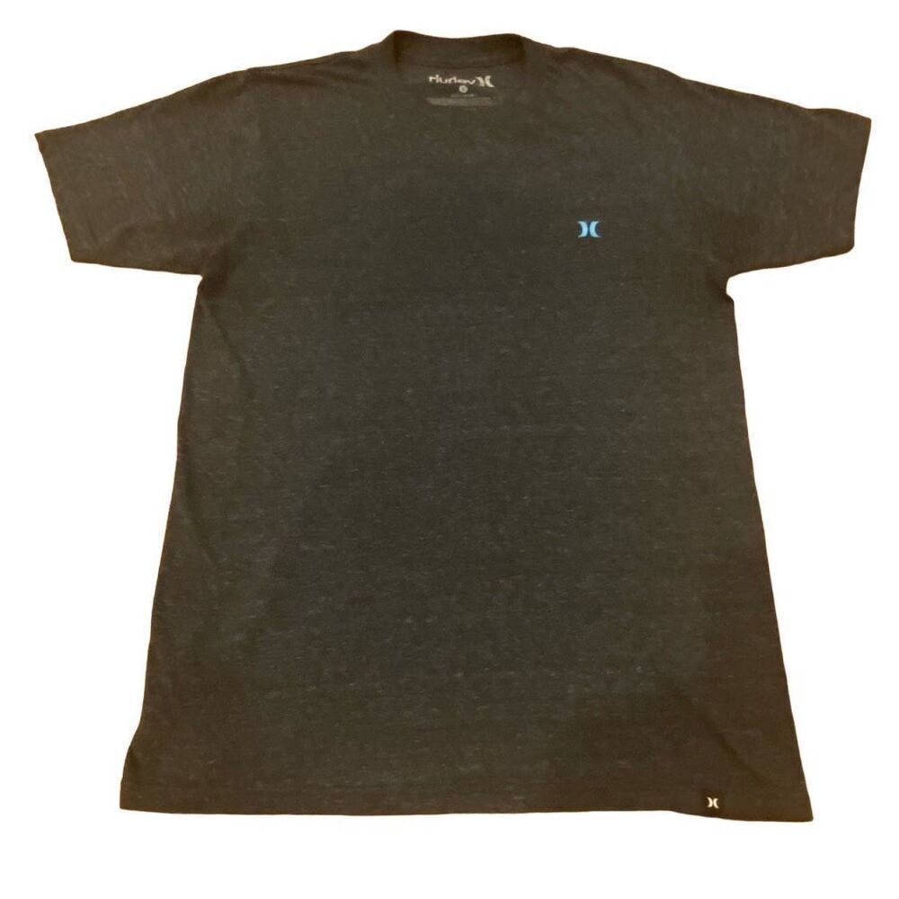 Hurley Mens Gray Lightweight Crew Neck Tee Size S